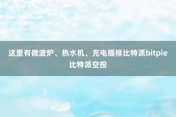 这里有微波炉、热水机、充电插排比特派bitpie比特派空投