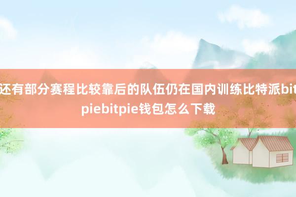 还有部分赛程比较靠后的队伍仍在国内训练比特派bitpiebitpie钱包怎么下载