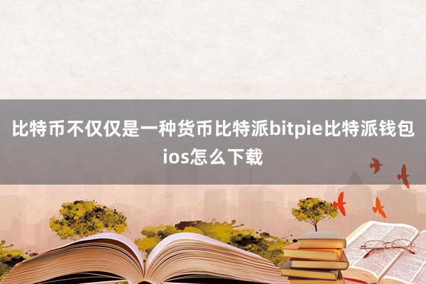 比特币不仅仅是一种货币比特派bitpie比特派钱包ios怎么下载