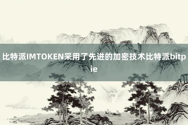 比特派IMTOKEN采用了先进的加密技术比特派bitpie