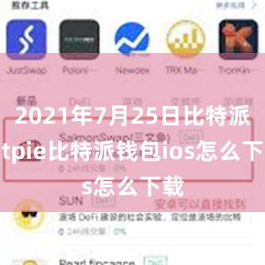 2021年7月25日比特派bitpie比特派钱包ios怎么下载