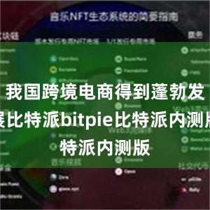 我国跨境电商得到蓬勃发展比特派bitpie比特派内测版