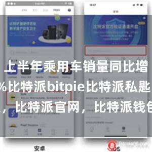 上半年乘用车销量同比增长3.3%比特派bitpie比特派私匙，比特派官网，比特派钱包，比特派下载