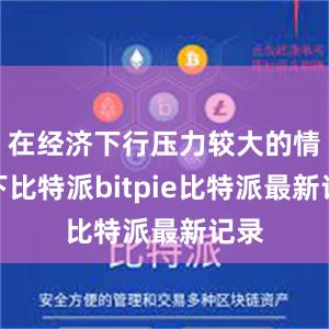 在经济下行压力较大的情况下比特派bitpie比特派最新记录