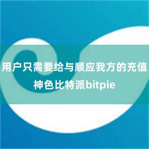 用户只需要给与顺应我方的充值神色比特派bitpie