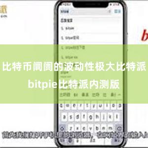 比特币阛阓的波动性极大比特派bitpie比特派内测版